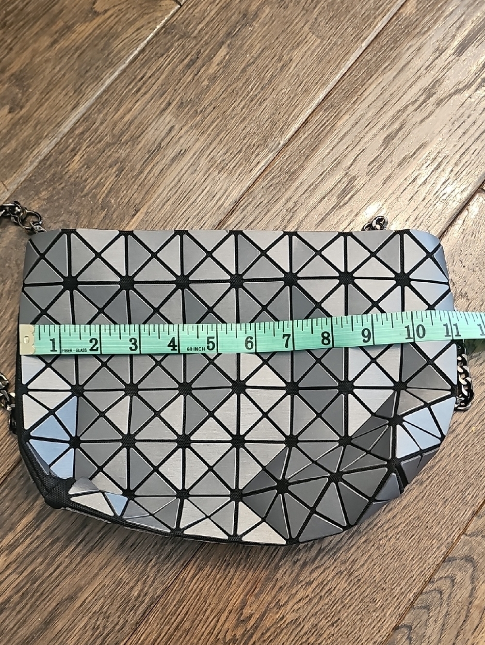 Designer Inspired Crossbody Bag with Chain Strap - Picture 5 of 5